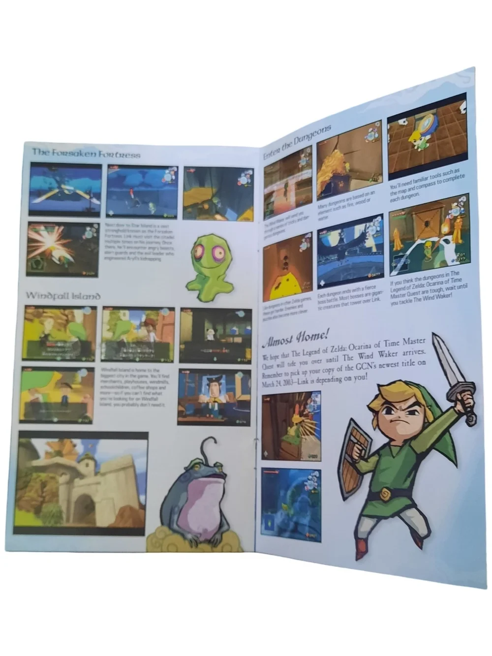: The Wind Waker Special Preview - Blue Cover Gamecube Game Guide
